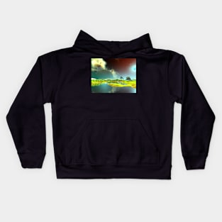 The Planet at the Edge of the Cloud Kids Hoodie